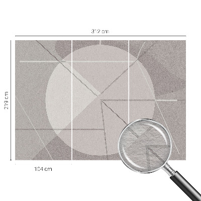 Fototapetas pagal matmenis su abstrakčiu geometriniu motyvu