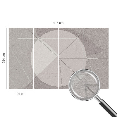 Fototapetas pagal matmenis su abstrakčiu geometriniu motyvu