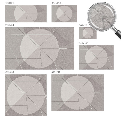 Fototapetas pagal matmenis su abstrakčiu geometriniu motyvu