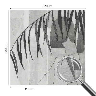 Tapetas Abstraktus palmių