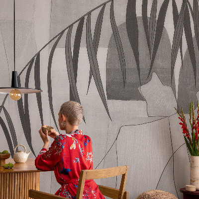 Tapetas Abstraktus palmių