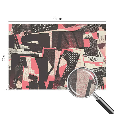 Flizelininis fototapetas su geometriniu koliažu