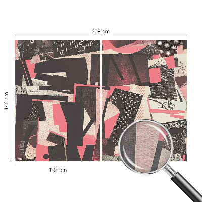 Flizelininis fototapetas Geometrinis koliažas