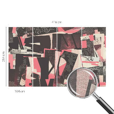 Flizelininis fototapetas Geometrinis koliažas