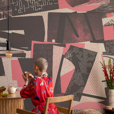 Flizelininis fototapetas Geometrinis koliažas