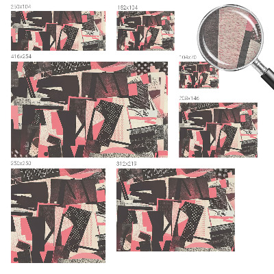 Flizelininis fototapetas Geometrinis koliažas