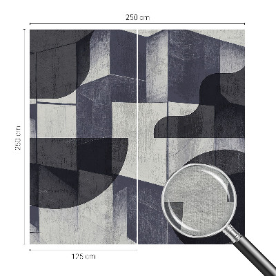 Fototapetas pagal užsakymą su geometrine simetrijos kompozicija