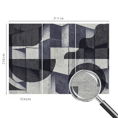 Fototapetas pagal užsakymą su geometrine simetrijos kompozicija