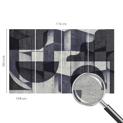 Fototapetas pagal užsakymą su geometrine simetrijos kompozicija