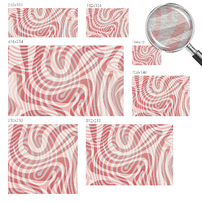 Aukštos kokybės fototapetas Bølgede linjer