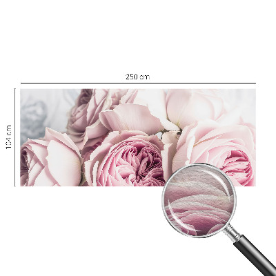 Sienų danga fototapetas Lyserøde rožinis