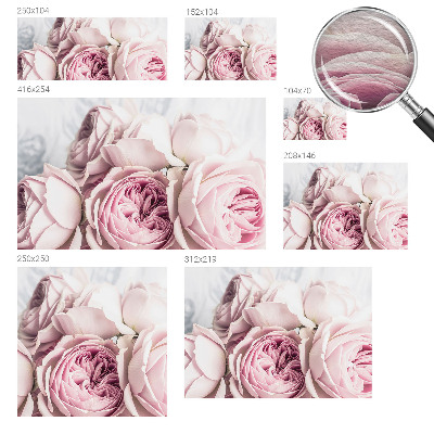 Sienų danga fototapetas Lyserøde rožinis