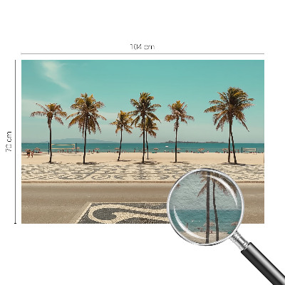 Plaunamas flizelininis fototapetas su Palmerio paplūdimiu