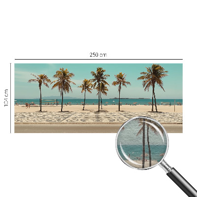 Plaunamas flizelininis fototapetas su Palmerio paplūdimiu