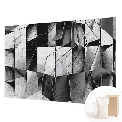 Sienų danga fototapetas su geometrine abstrakcija