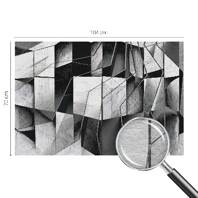 Sienų danga fototapetas su geometrine abstrakcija