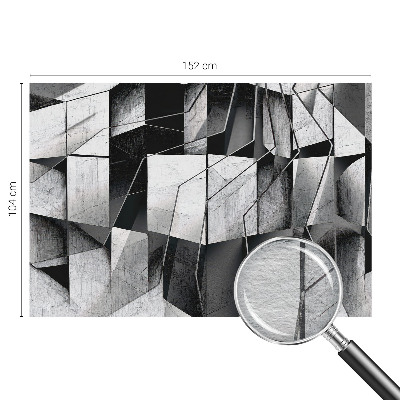 Sienų danga fototapetas su geometrine abstrakcija