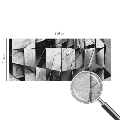 Sienų danga fototapetas su geometrine abstrakcija