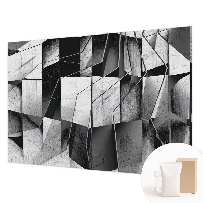 Sienų danga fototapetas su geometrine abstrakcija