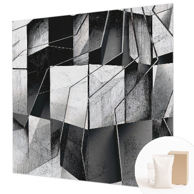 Sienų danga fototapetas su geometrine abstrakcija