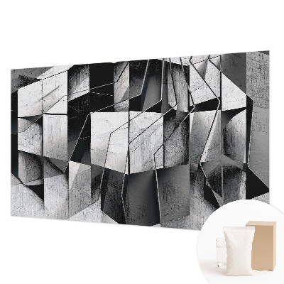 Sienų danga fototapetas su geometrine abstrakcija