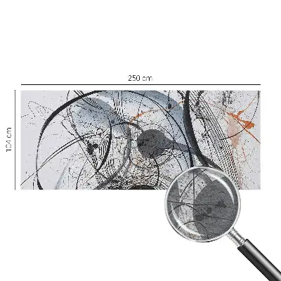 Plaunamas flizelininis fototapetas su ekspresyvios abstrakcijos motyvu