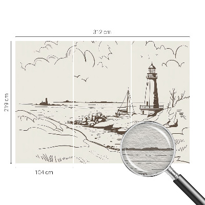 Fototapetas miegamajam Kystlandskab