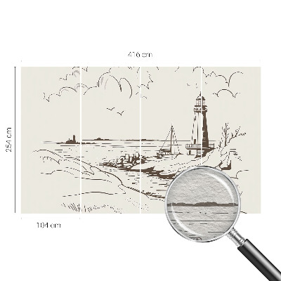 Fototapetas miegamajam Kystlandskab