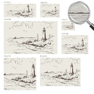 Fototapetas miegamajam Kystlandskab