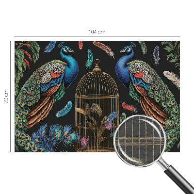 Dekoratyvinis fototapetas Egzotinės pūkelės