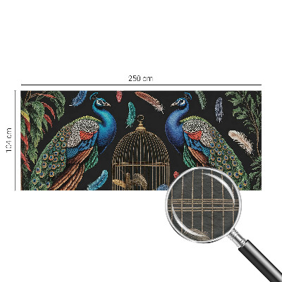 Dekoratyvinis fototapetas Egzotinės pūkelės