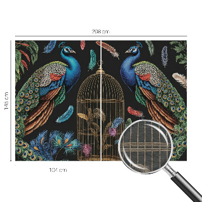 Dekoratyvinis fototapetas Egzotinės pūkelės