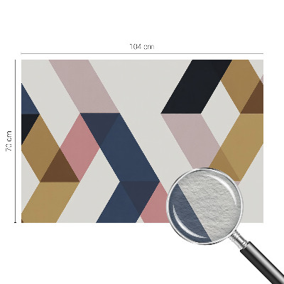 Aukštos kokybės fototapetas Spalvingas rombas