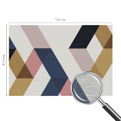 Aukštos kokybės fototapetas Spalvingas rombas