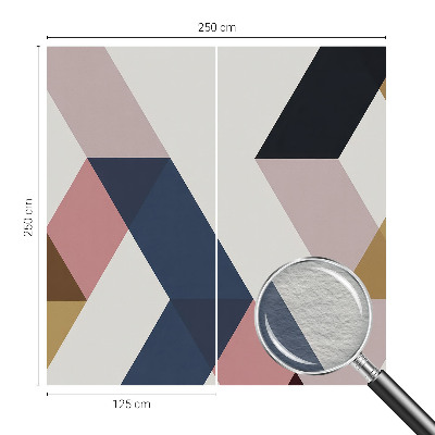 Aukštos kokybės fototapetas Spalvingas rombas