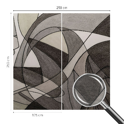 Stilingas fototapetas su geometrine abstrakcija