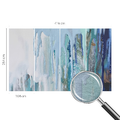 Sienų danga fototapetas Mėlynasis kaskadininkas