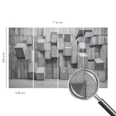 Fototapetas pagal matmenis Betono blokeliai