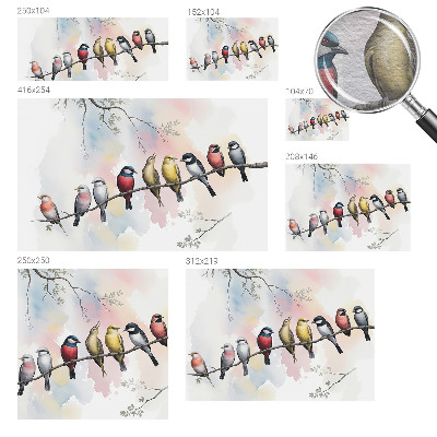 Modernus fototapetas Fugle ant žalios