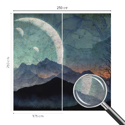 Plaunamas flizelininis fototapetas Natlandskab