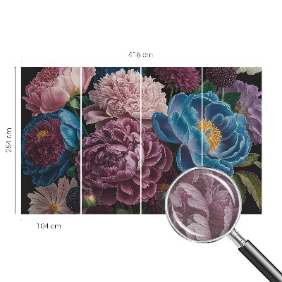 Aukštos kokybės fototapetas Spalvingas žiedas