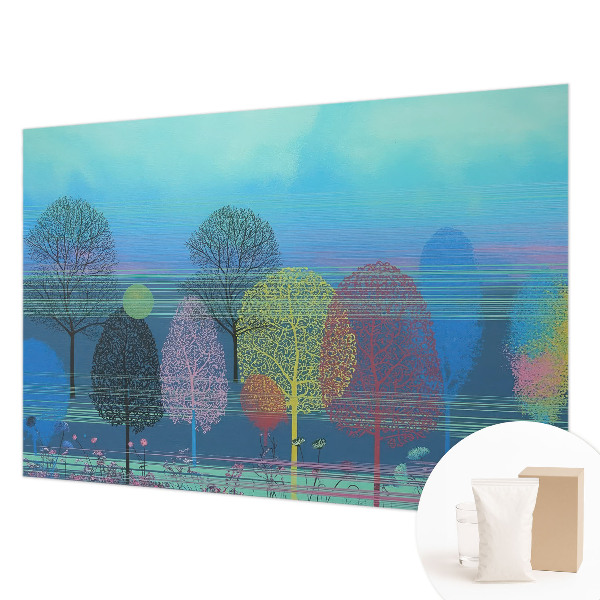 Sienų danga fototapetas Spalvinga harmonika