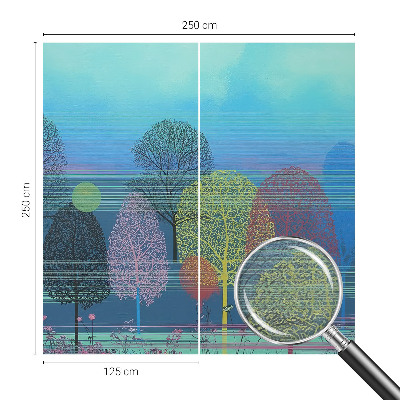 Sienų danga fototapetas Spalvinga harmonika