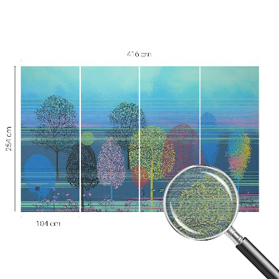 Sienų danga fototapetas Spalvinga harmonika