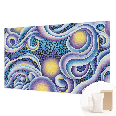 Plaunamas flizelininis fototapetas Spalvingi švilpukai