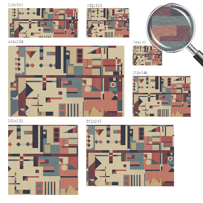 Fototapetas ant sienos Abstrakti kompozicija