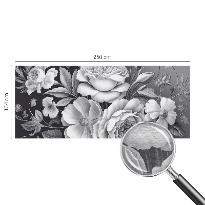 Stilingas fototapetas Grå bloomster