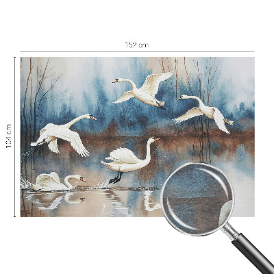 Plaunamas flizelininis fototapetas Fugle i flugt