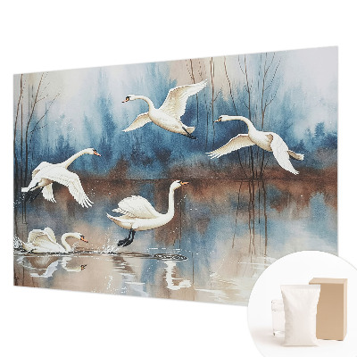 Plaunamas flizelininis fototapetas Fugle i flugt