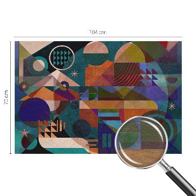 Fototapetas pagal užsakymą su geometrinio meno motyvu